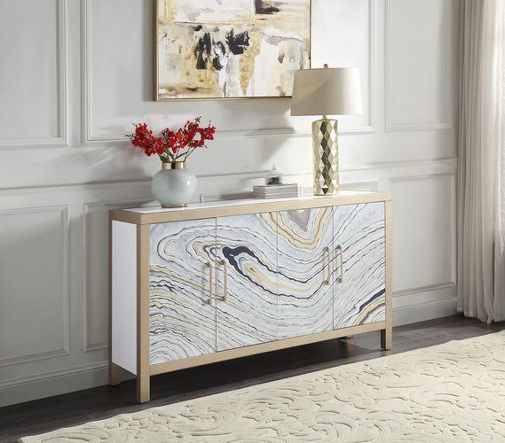 ACME - Cicero - Console Table - White - 5th Avenue Furniture