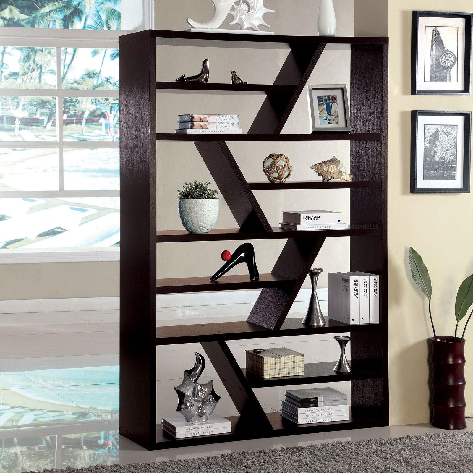 Furniture of America - Kamloo - Display Shelf - Espresso - 5th Avenue Furniture