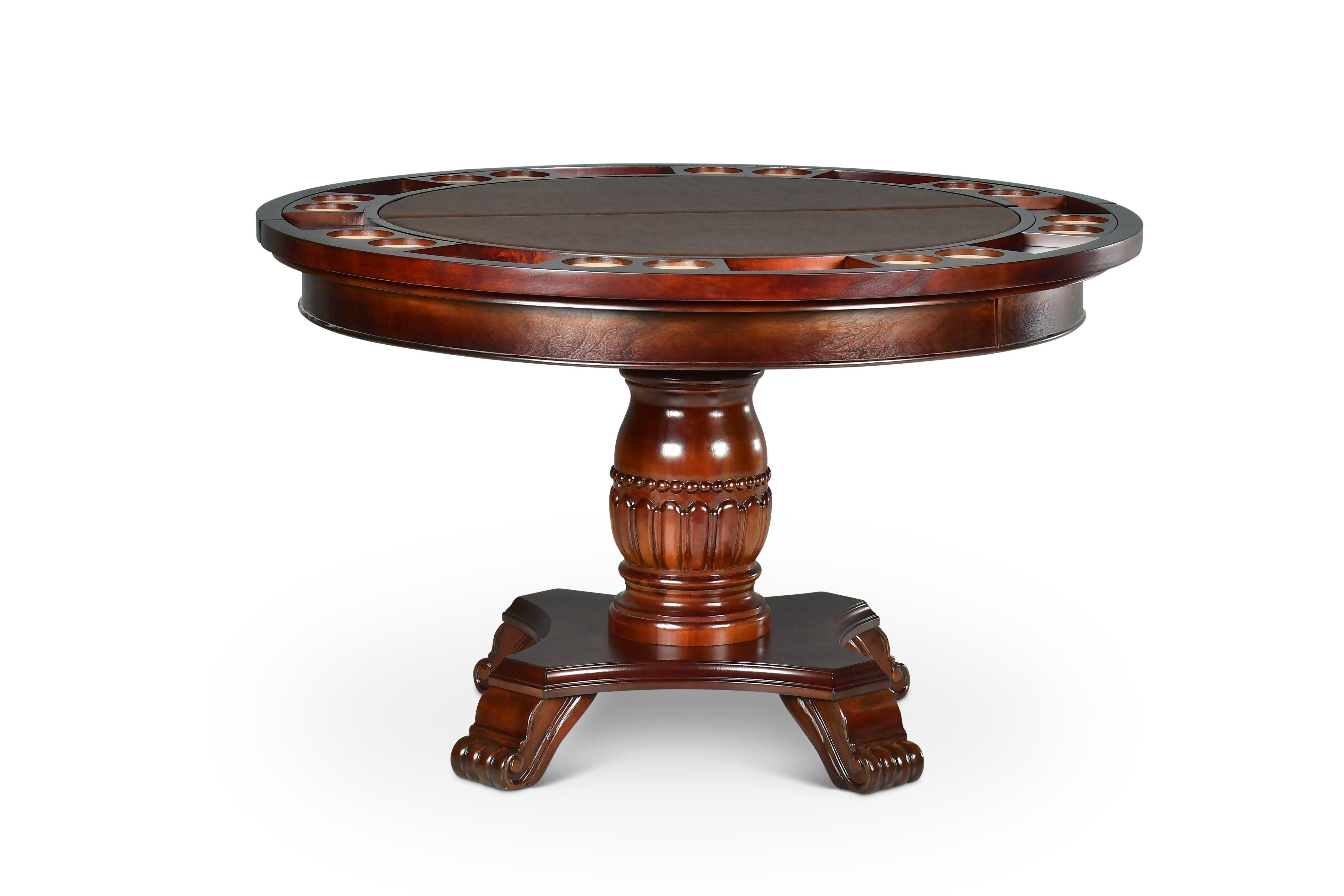 Steve Silver Furniture - Tournament - Dining and Game Table - Dark Brown - 5th Avenue Furniture