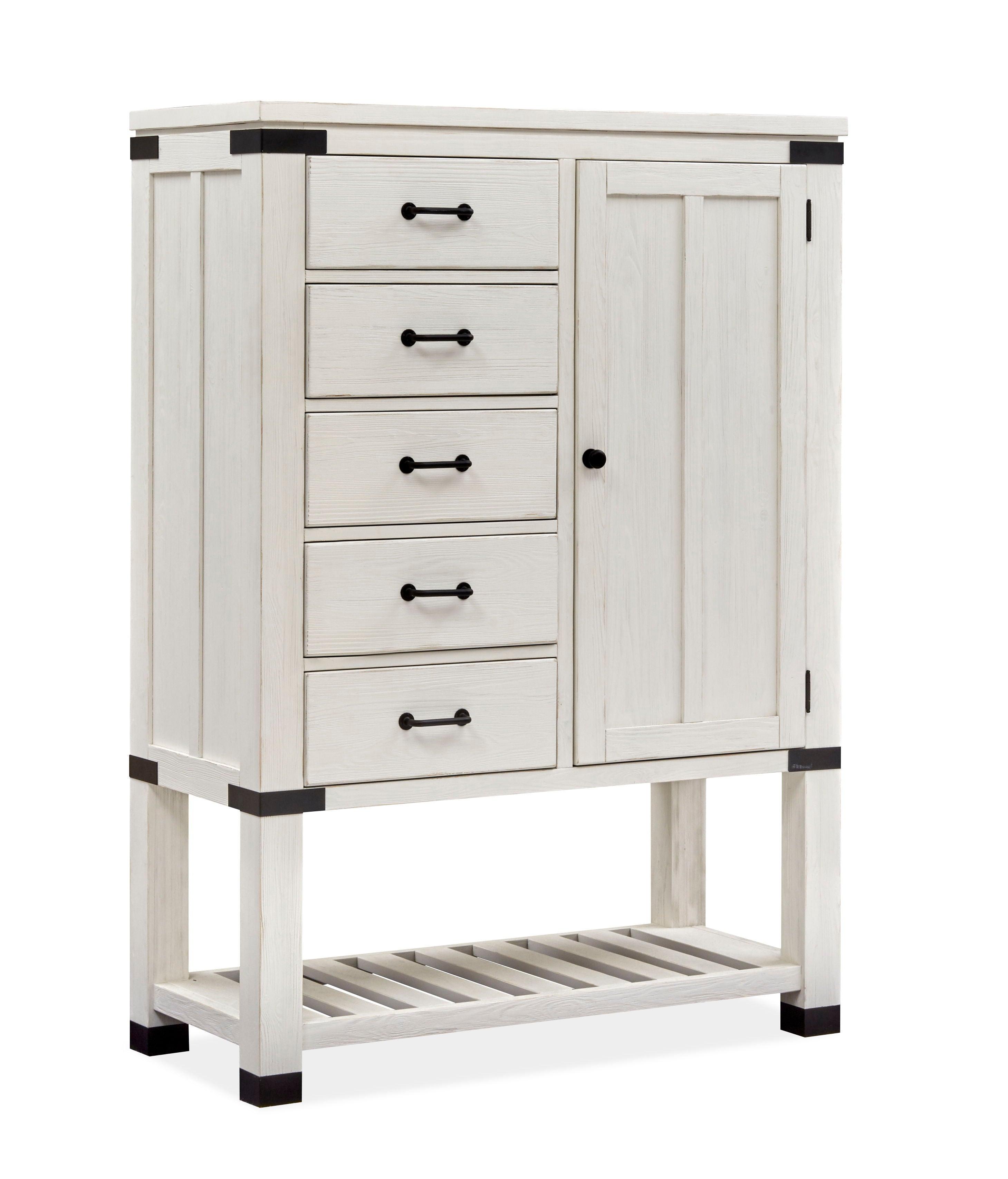 Magnussen Furniture - Harper Springs - Door Chest - Silo White - 5th Avenue Furniture