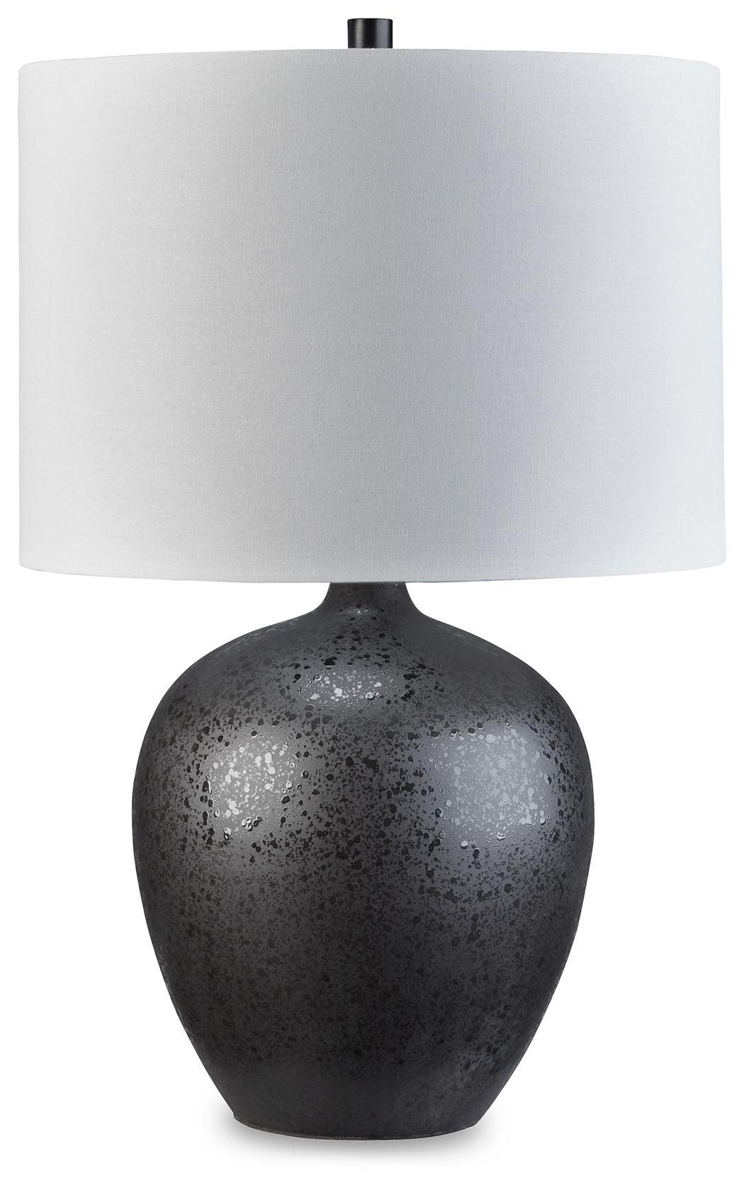 Signature Design by Ashley® - Ladstow - Black - Ceramic Table Lamp - 5th Avenue Furniture