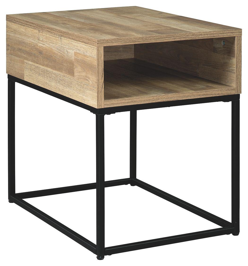 Ashley Furniture - Gerdanet - Natural - Rectangular End Table - 5th Avenue Furniture