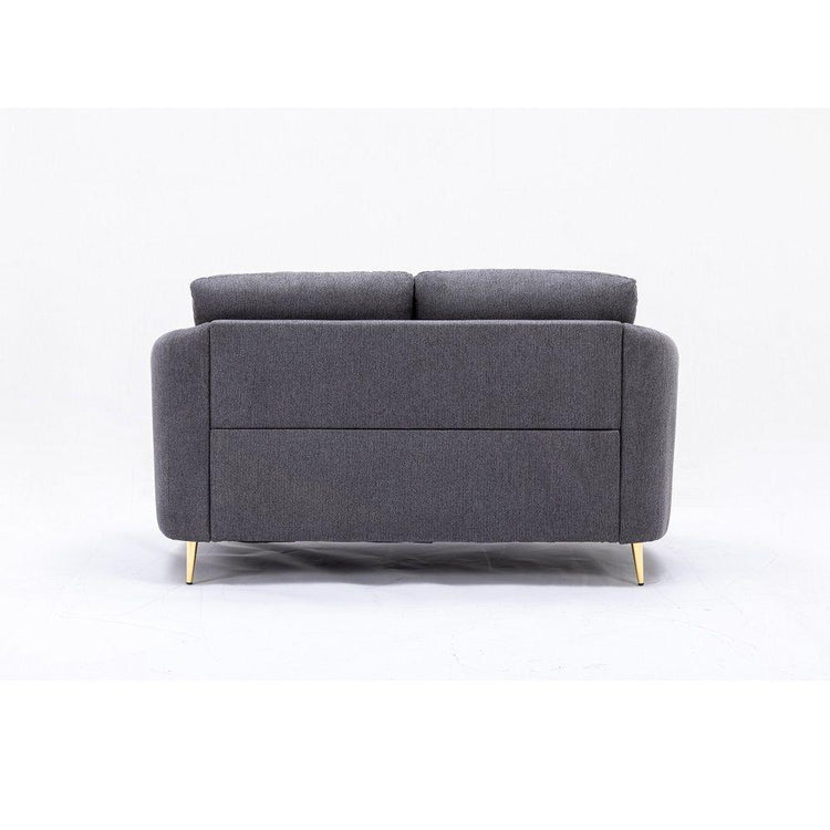 ACME - Yuina - Loveseat - Gray Linen - 5th Avenue Furniture