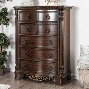 Furniture of America - Menodora - Chest - Brown Cherry - 5th Avenue Furniture