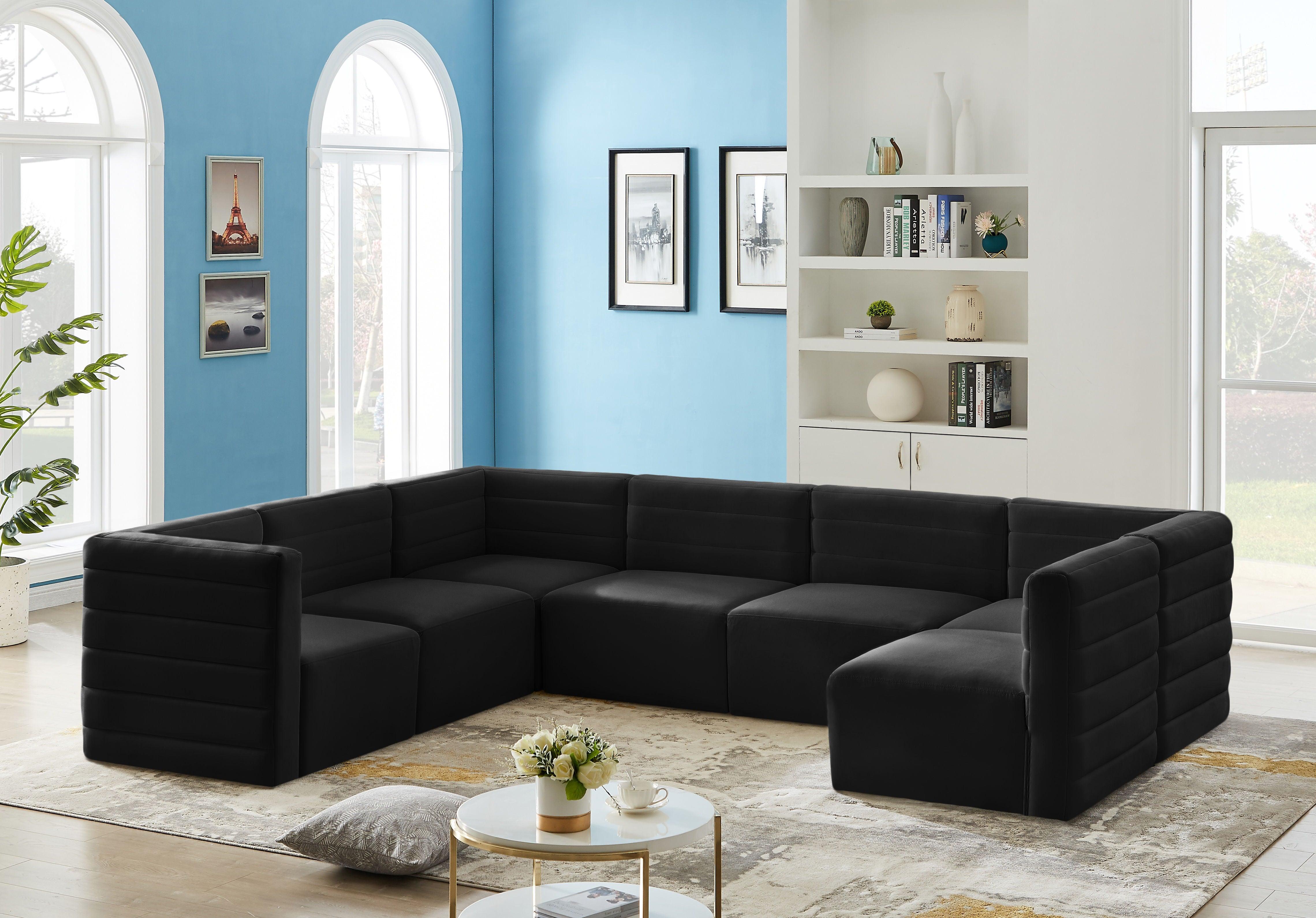 Meridian Furniture - Quincy - Modular Sectional - 5th Avenue Furniture