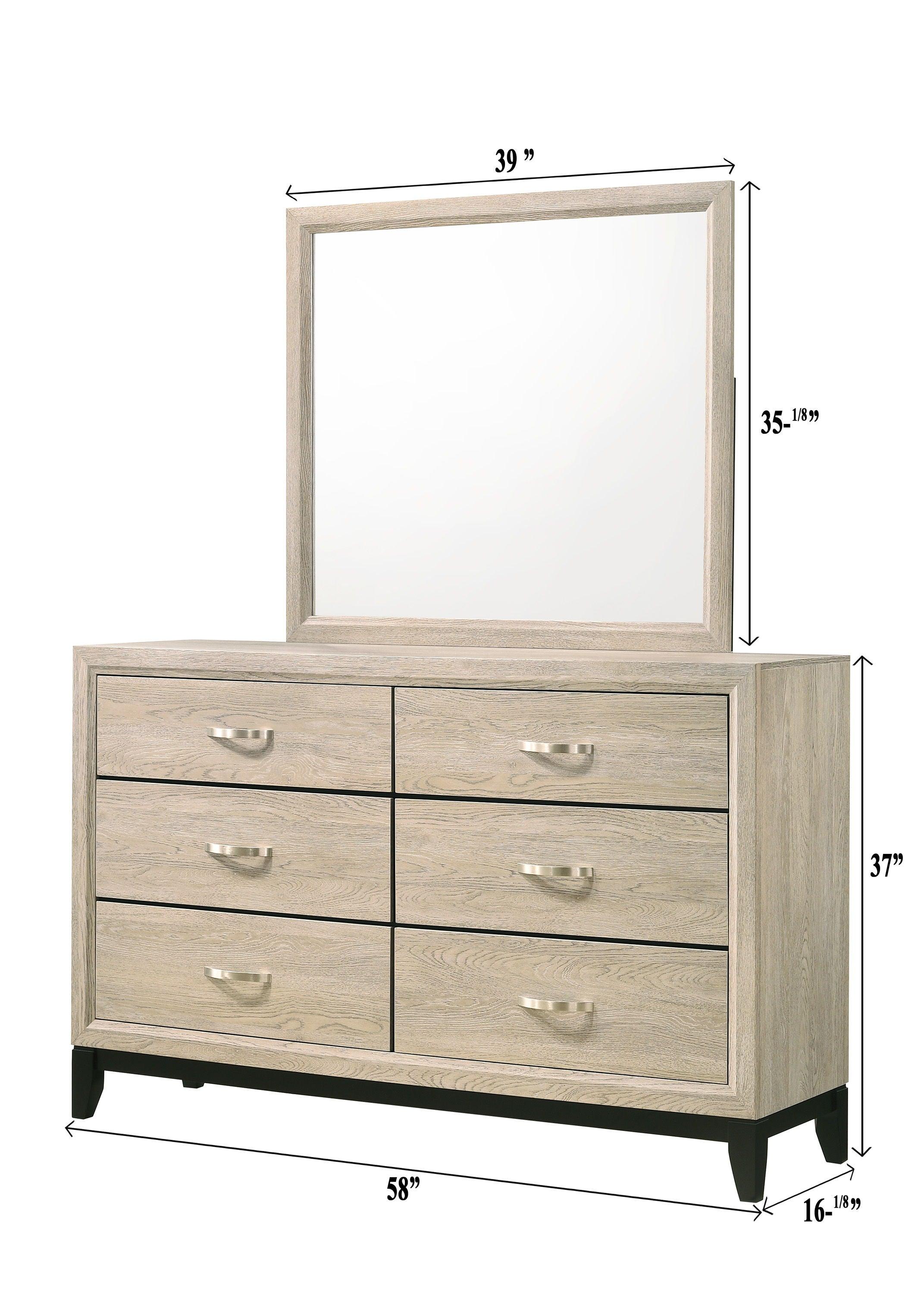 Crown Mark - Akerson - Dresser, Mirror - 5th Avenue Furniture