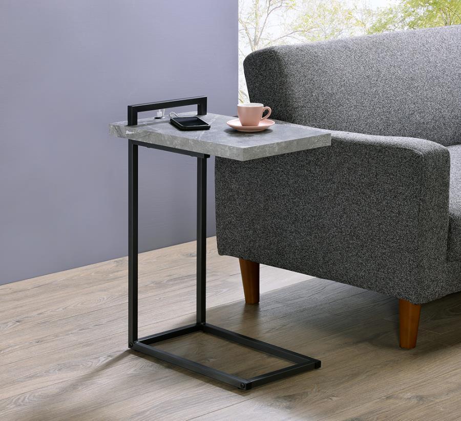 CoasterEveryday - Maxwell - Rectangular Top Accent Table with USB Port - 5th Avenue Furniture