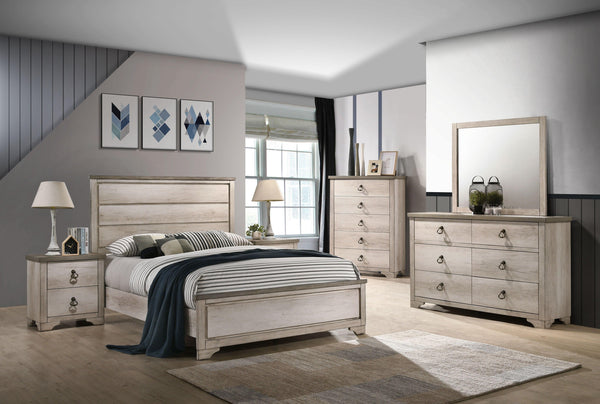 Crown Mark - Patterson - Nightstand - Beige - 5th Avenue Furniture