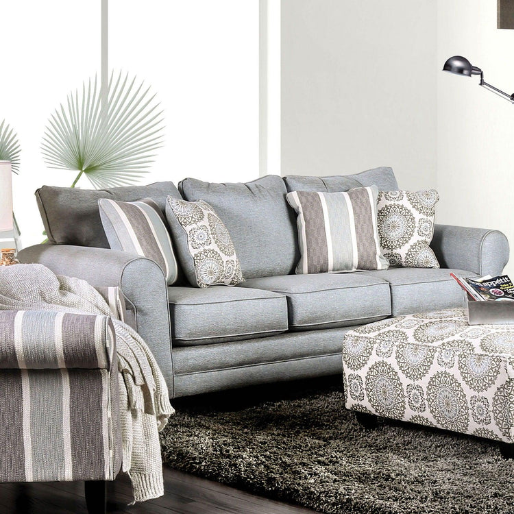 Furniture of America - Misty - Sofa - Blue Gray - 5th Avenue Furniture