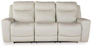 Signature Design by Ashley® - Mindanao - Pwr Rec Sofa With Adj Headrest - 5th Avenue Furniture