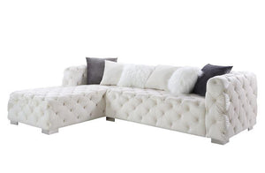 ACME - Qokmis - Sectional Sofa w/6 Pillows - 5th Avenue Furniture