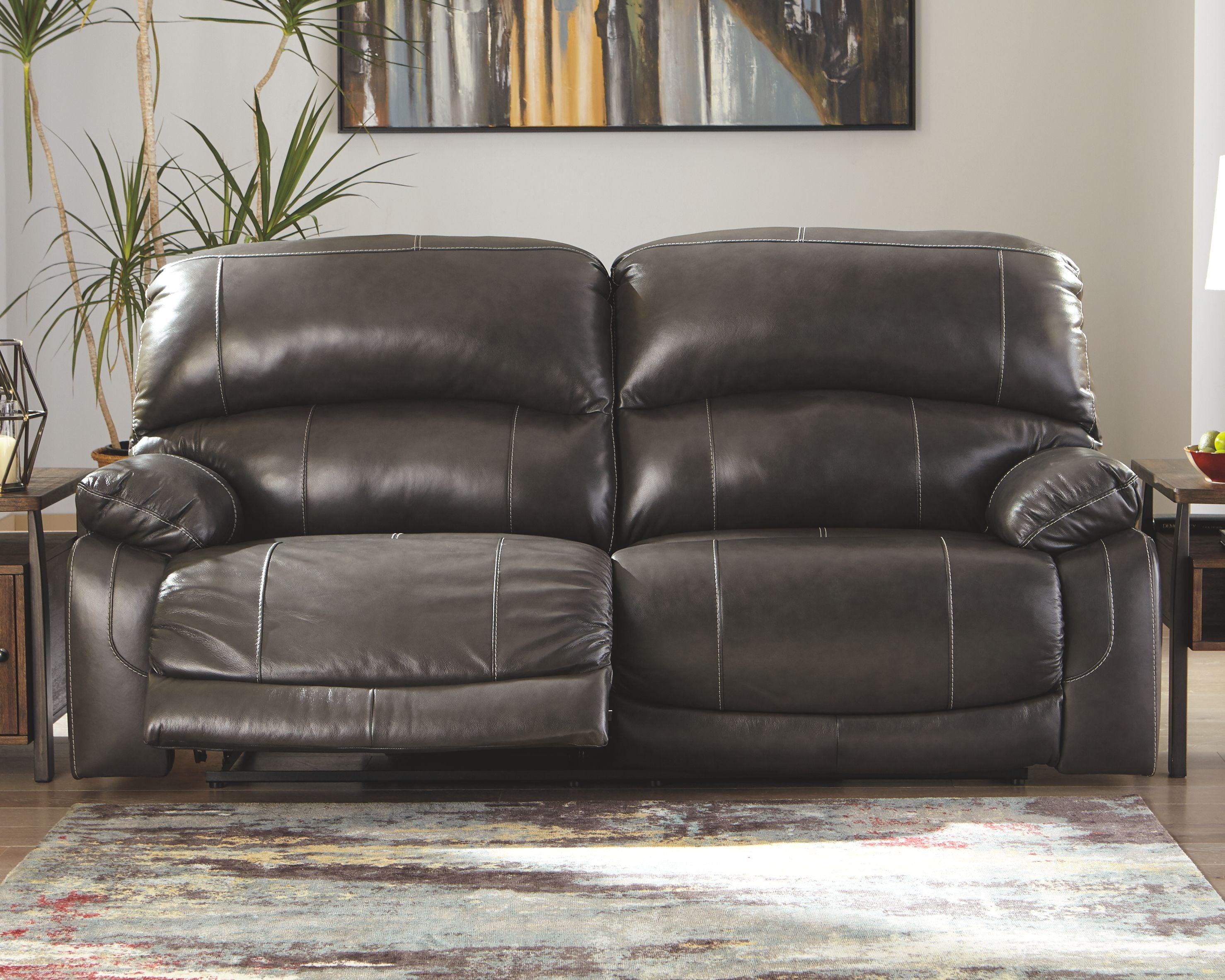 Ashley Furniture - Hallstrung - Power Reclining Sofa - 5th Avenue Furniture