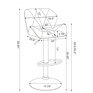 CoasterEveryday - Berrington - Adjustable Bar Stools (Set of 2) - 5th Avenue Furniture