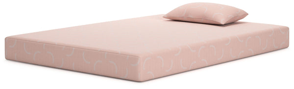 Sierra Sleep® by Ashley - Ikidz Coral - Mattress And Pillow Set of 2 - 5th Avenue Furniture
