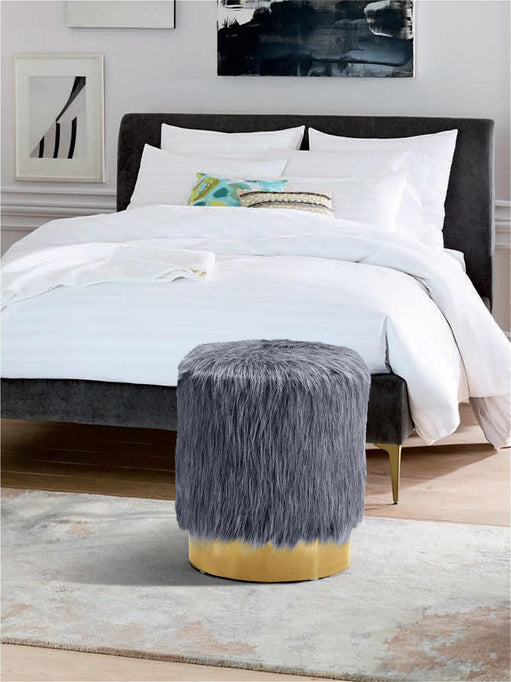 Meridian Furniture - Joy - Stool Ottoman - 5th Avenue Furniture