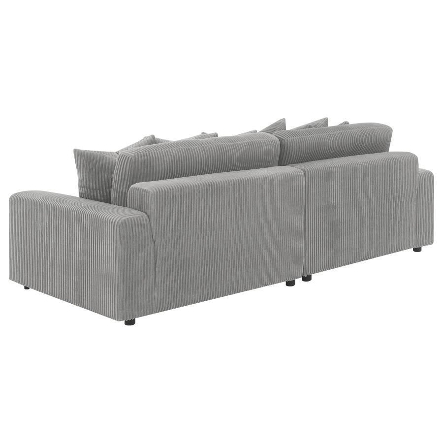 Coaster Fine Furniture - Blaine - 105" Upholstered Reversible Sectional - 5th Avenue Furniture