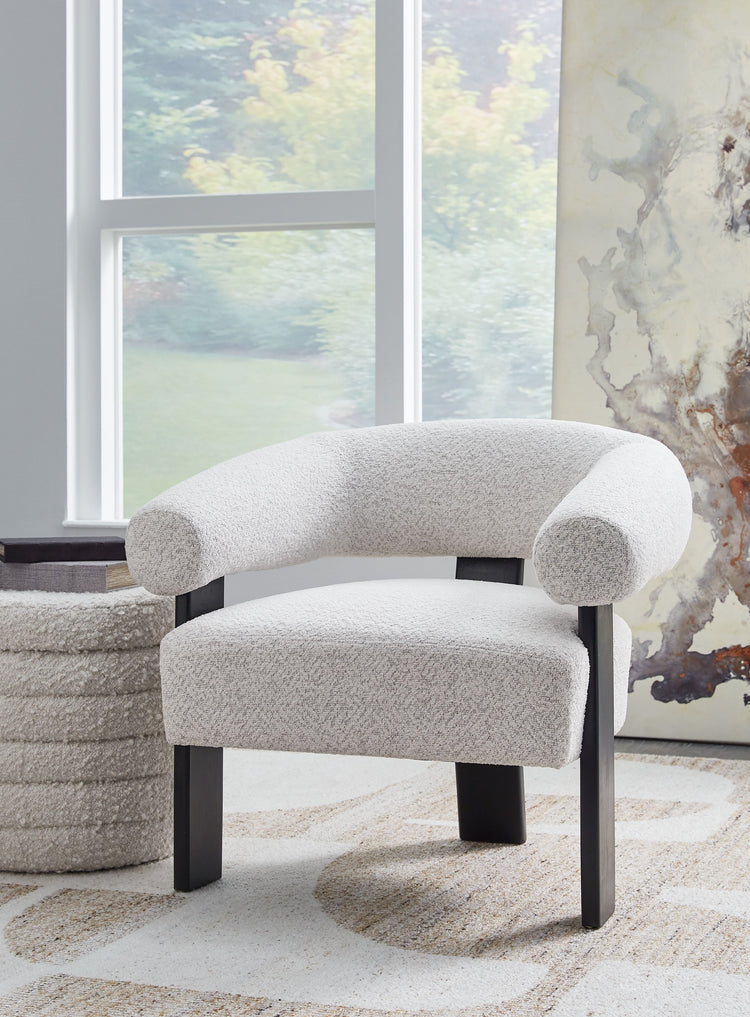 Dultish - Snow - Accent Chair - 5th Avenue Furniture