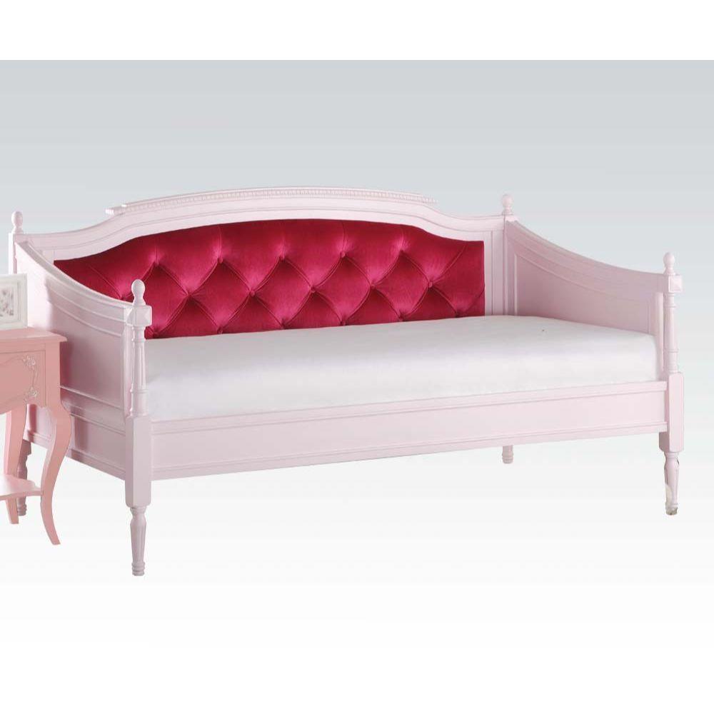 ACME - Wynell - Daybed - Magenta - Velvet & Pink - 5th Avenue Furniture