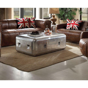 ACME - Brancaster - Coffee Table - Aluminum - 19" - 5th Avenue Furniture