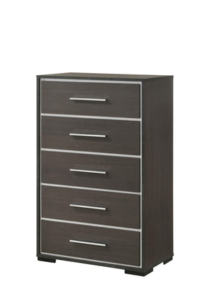 Crown Mark - Sharpe - Chest - Dark Gray - 5th Avenue Furniture