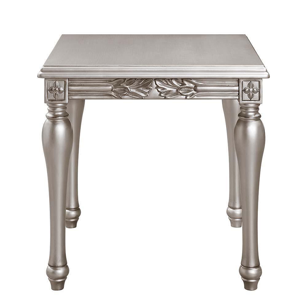 ACME - Pelumi - End Table - Platinum - Finish - 5th Avenue Furniture