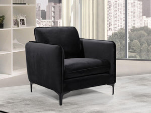 Meridian Furniture - Poppy - Chair - Black - 5th Avenue Furniture