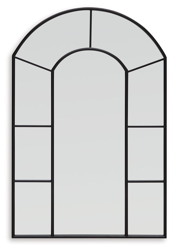 Evengton - Black - Accent Mirror - 5th Avenue Furniture