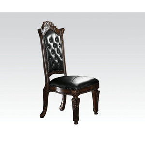 ACME - Vendome - Side Chair (Set of 2 )- PU & Cherry - 48" - 5th Avenue Furniture