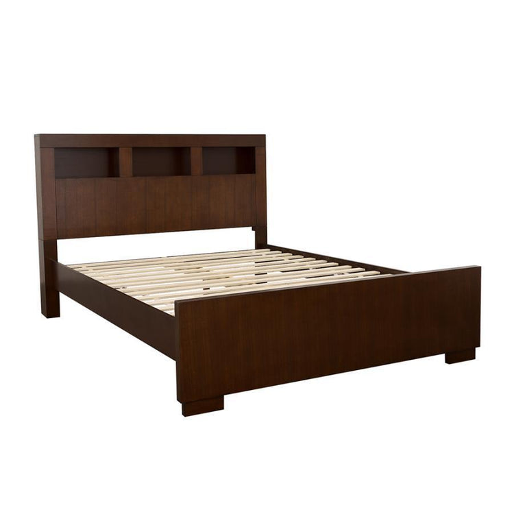 CoasterEssence - Jessica - Bed with Storage Headboard - 5th Avenue Furniture