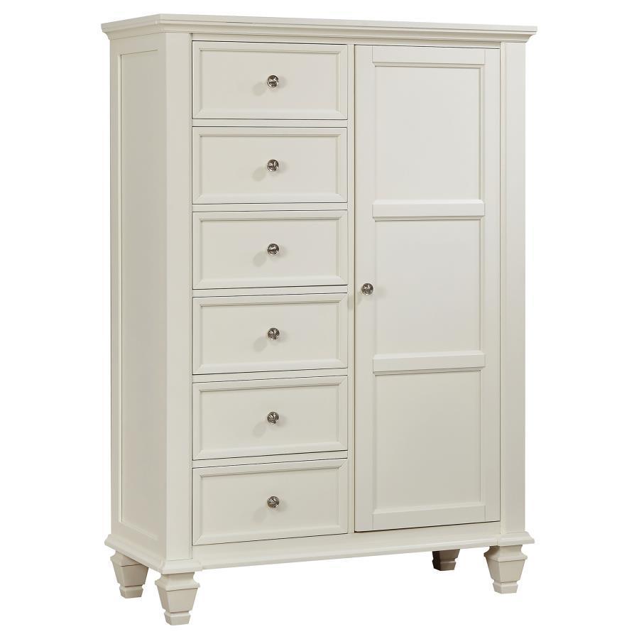CoasterEssence - Sandy Beach - Man’s Chest with Concealed Storage - 5th Avenue Furniture