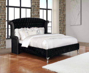 CoasterEssence - Deanna - Tufted Upholstered Bed - 5th Avenue Furniture