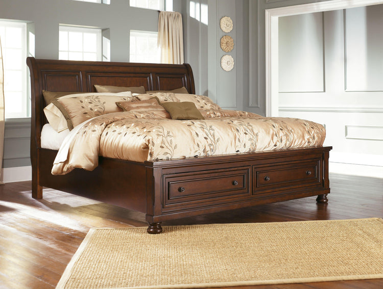 Millennium® by Ashley - Porter - Sleigh Bed - 5th Avenue Furniture