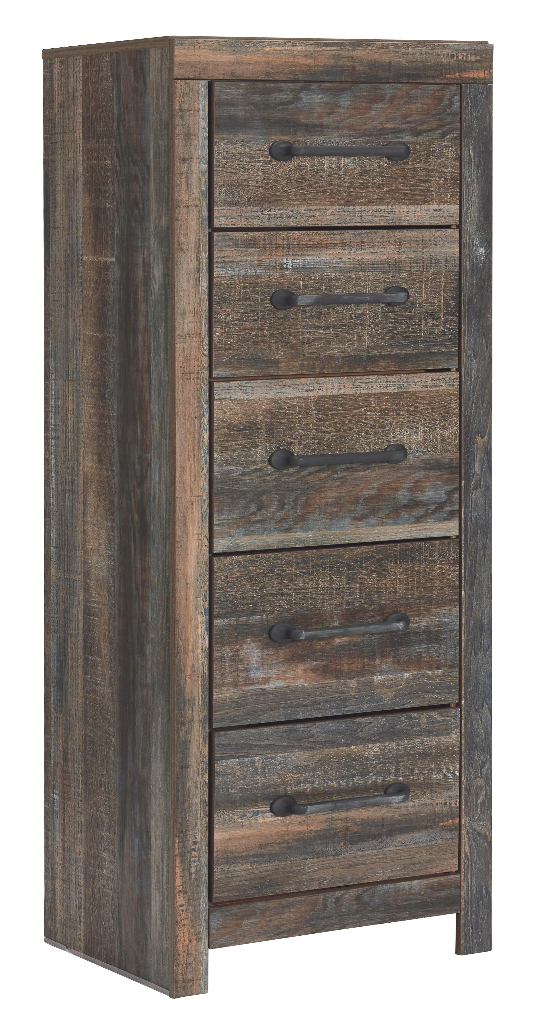 Ashley Furniture - Drystan - Brown / Beige - Narrow Chest - 5th Avenue Furniture