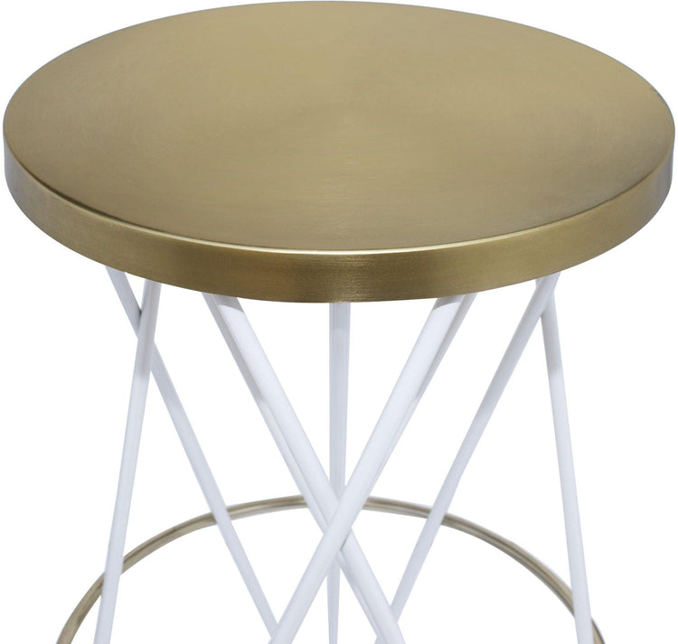 Meridian Furniture - Mercury - Iron Counter Stool - 5th Avenue Furniture