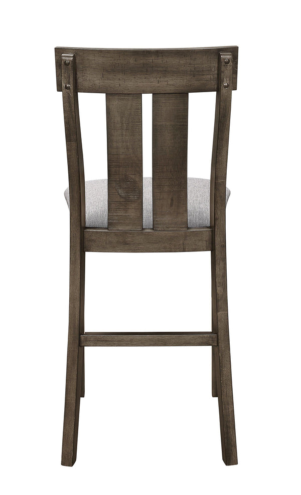 Crown Mark - Quincy - Counter Height Chair (Set of 2) - Brown - 5th Avenue Furniture