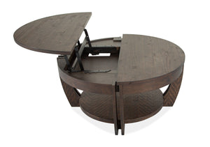 Magnussen Furniture - Lyndale - Lift Top Storage Cocktail Table With Casters - Nutmeg - 5th Avenue Furniture