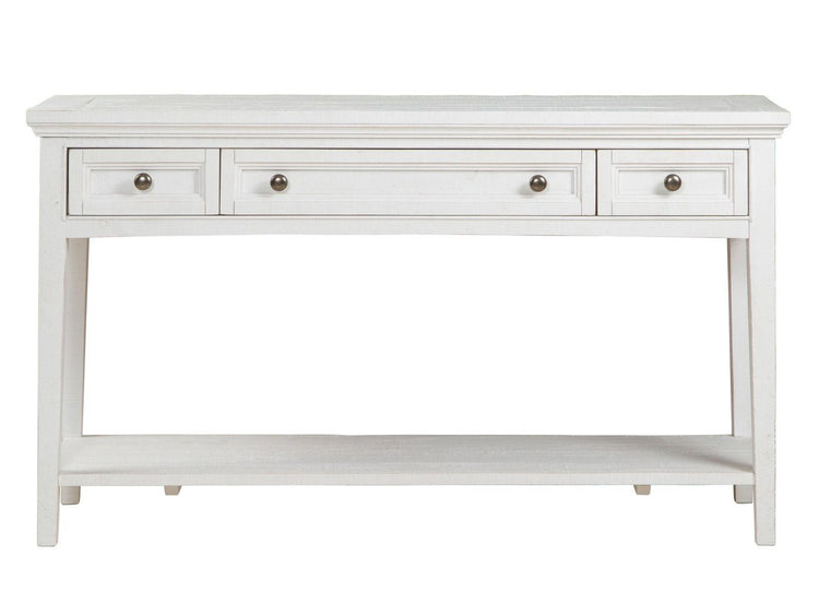 Magnussen Furniture - Heron Cove - Rectangular Sofa Table - Chalk White - 5th Avenue Furniture