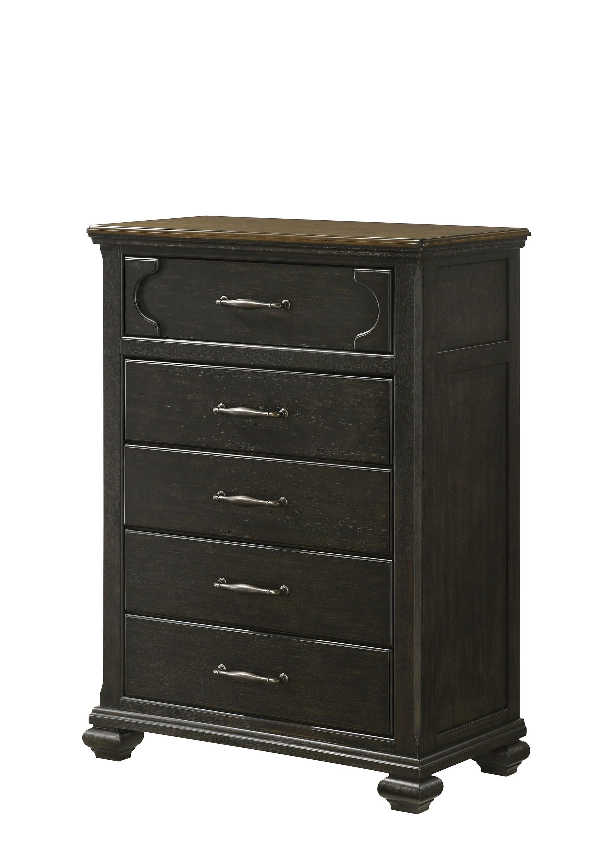 Crown Mark - Hamilton - Chest - Black - 5th Avenue Furniture