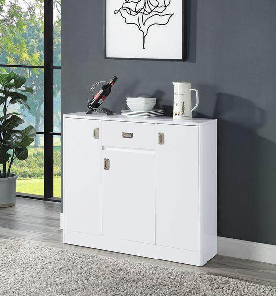 ACME - Pagan - Server - White High Gloss Finish - 5th Avenue Furniture