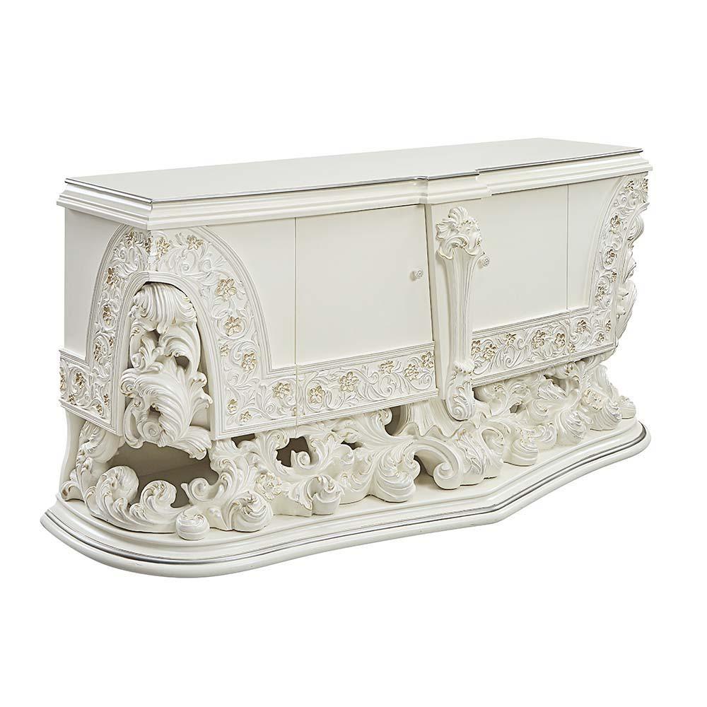 ACME - Adara - Server - Antique White Finish - 5th Avenue Furniture