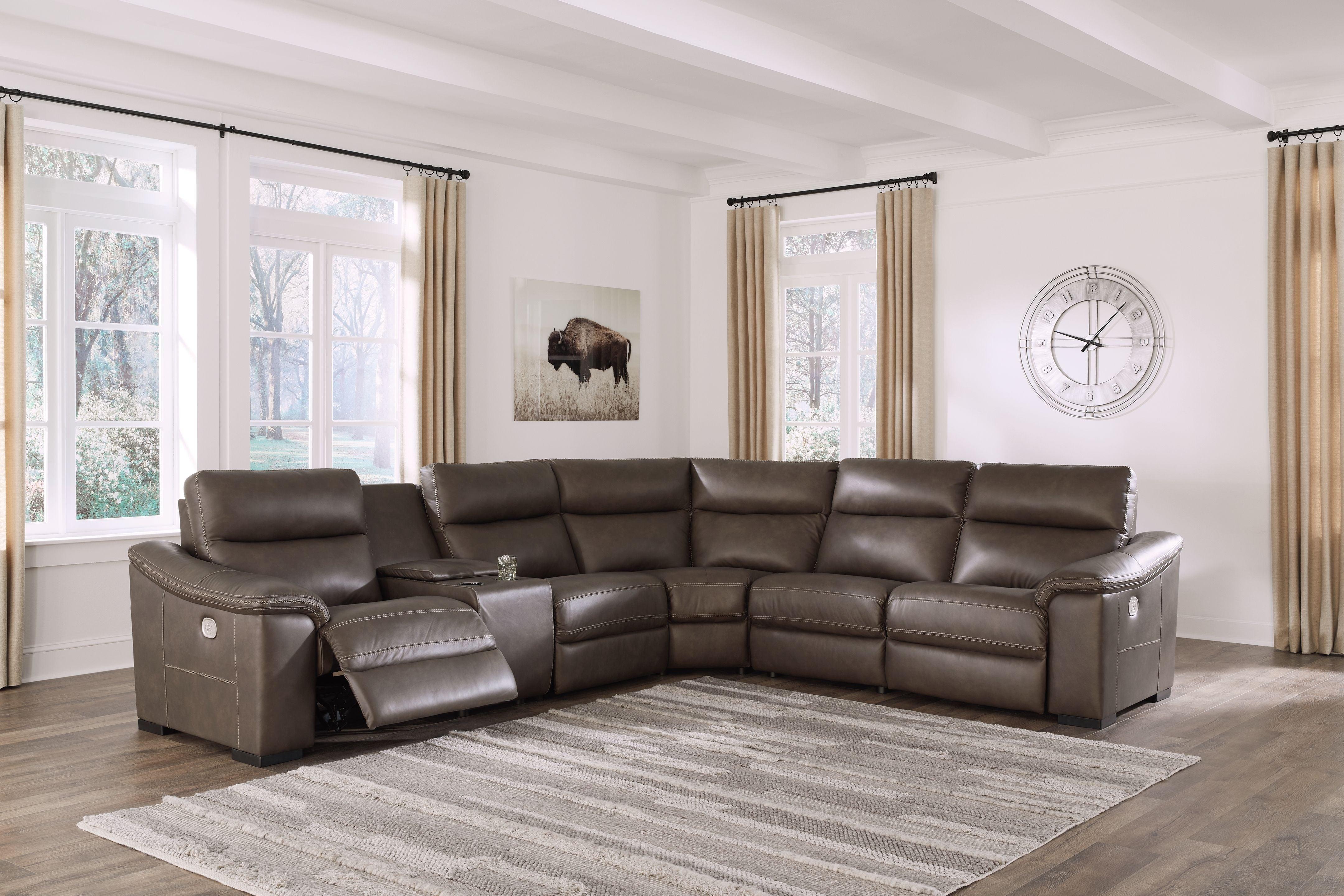 Signature Design by Ashley® - Salvatore - Power Reclining Sectional - 5th Avenue Furniture