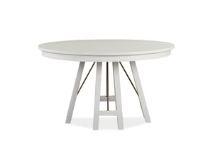 Magnussen Furniture - Heron Cove - Round Dining Table - Chalk White - 5th Avenue Furniture