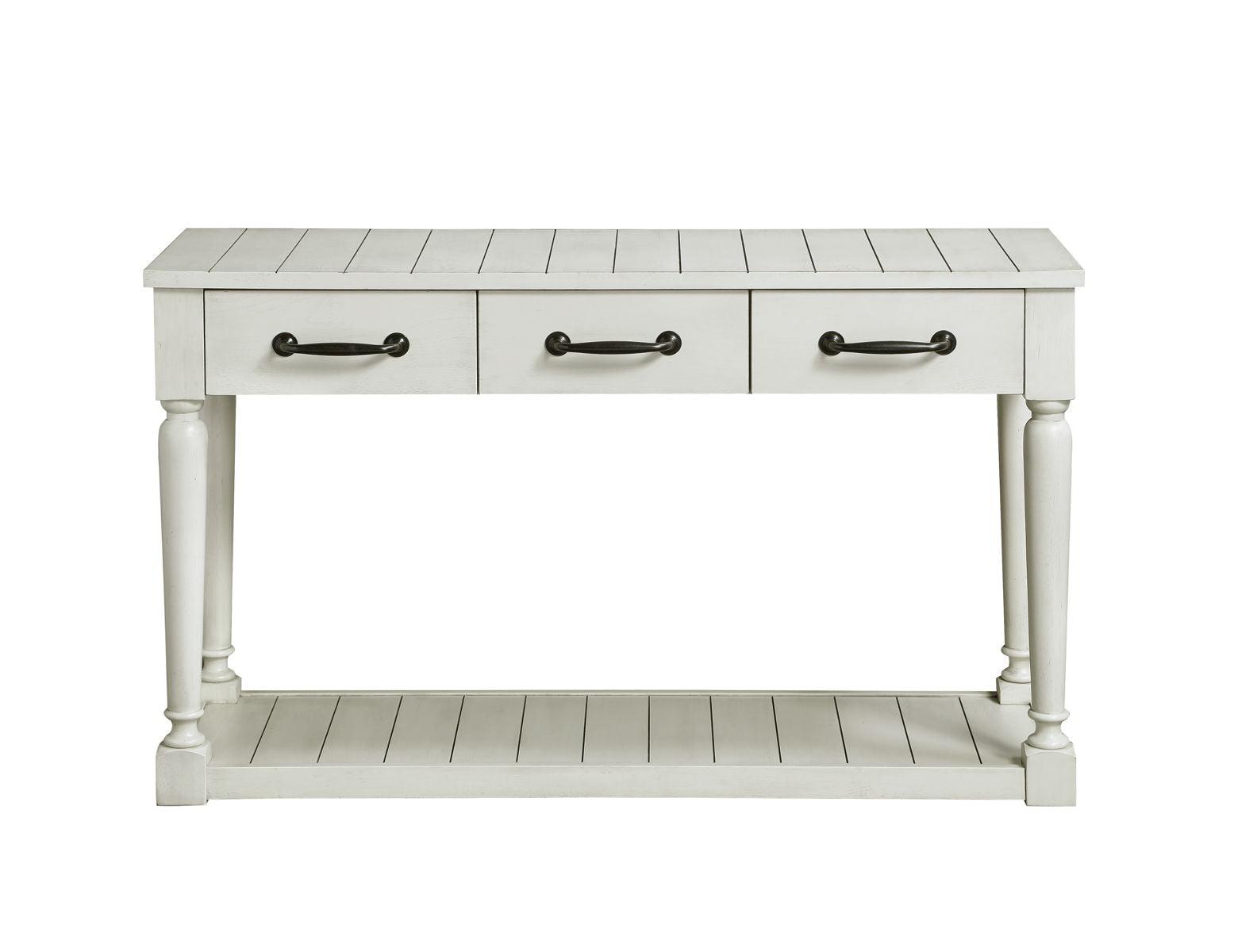 Steve Silver Furniture - Hemingway - Sofa Table - White - 5th Avenue Furniture