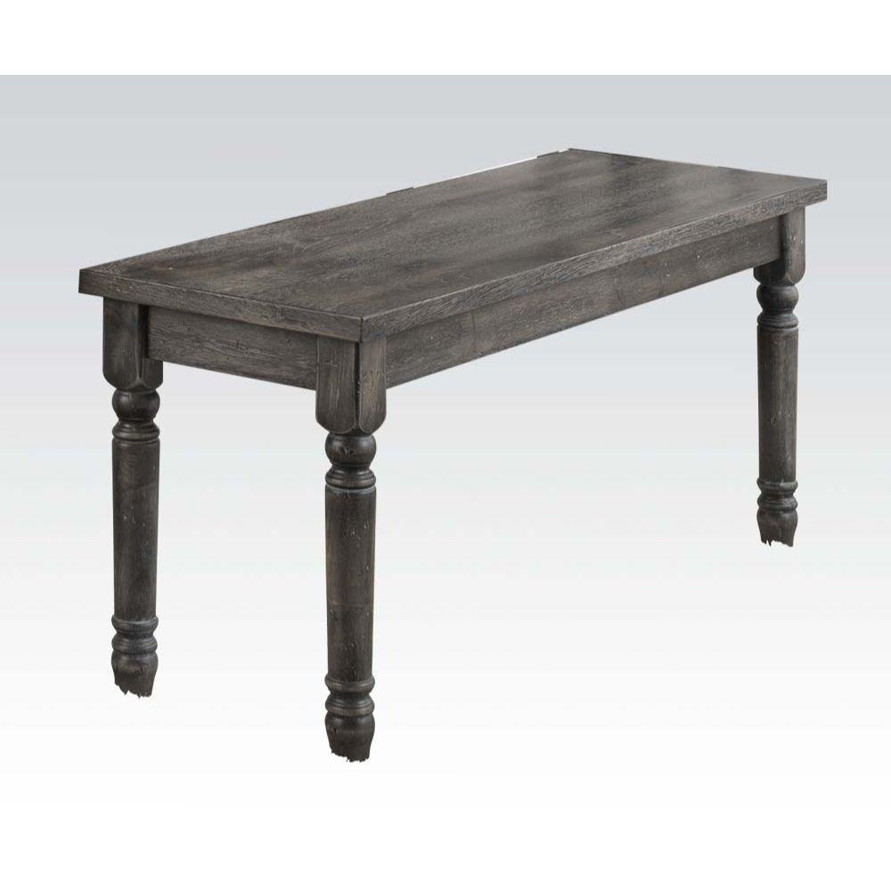 ACME - Wallace - Bench - Weathered Gray - 5th Avenue Furniture