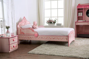 Furniture of America - Julianna - Twin Bed - Pink - 5th Avenue Furniture