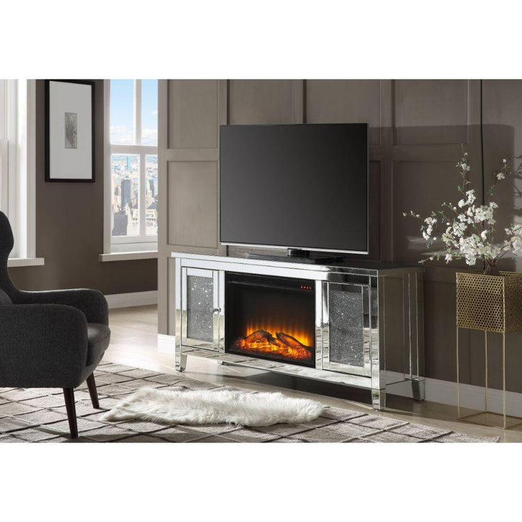 ACME - Noralie - TV Stand w/Fireplace - 5th Avenue Furniture