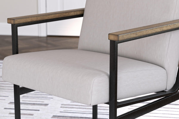 Signature Design by Ashley® - Montia - Light Brown - Home Office Desk Chair - 5th Avenue Furniture