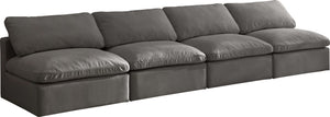 Meridian Furniture - Plush - Modular Armless 4 Seat Sofa - 5th Avenue Furniture