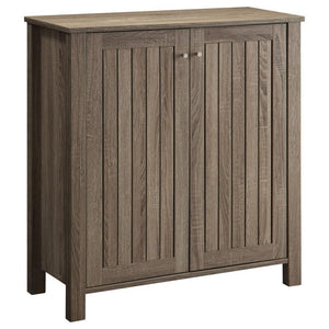 CoasterEveryday - Marisa - 4-Shelf Shoe Cabinet - Dark Taupe - 5th Avenue Furniture