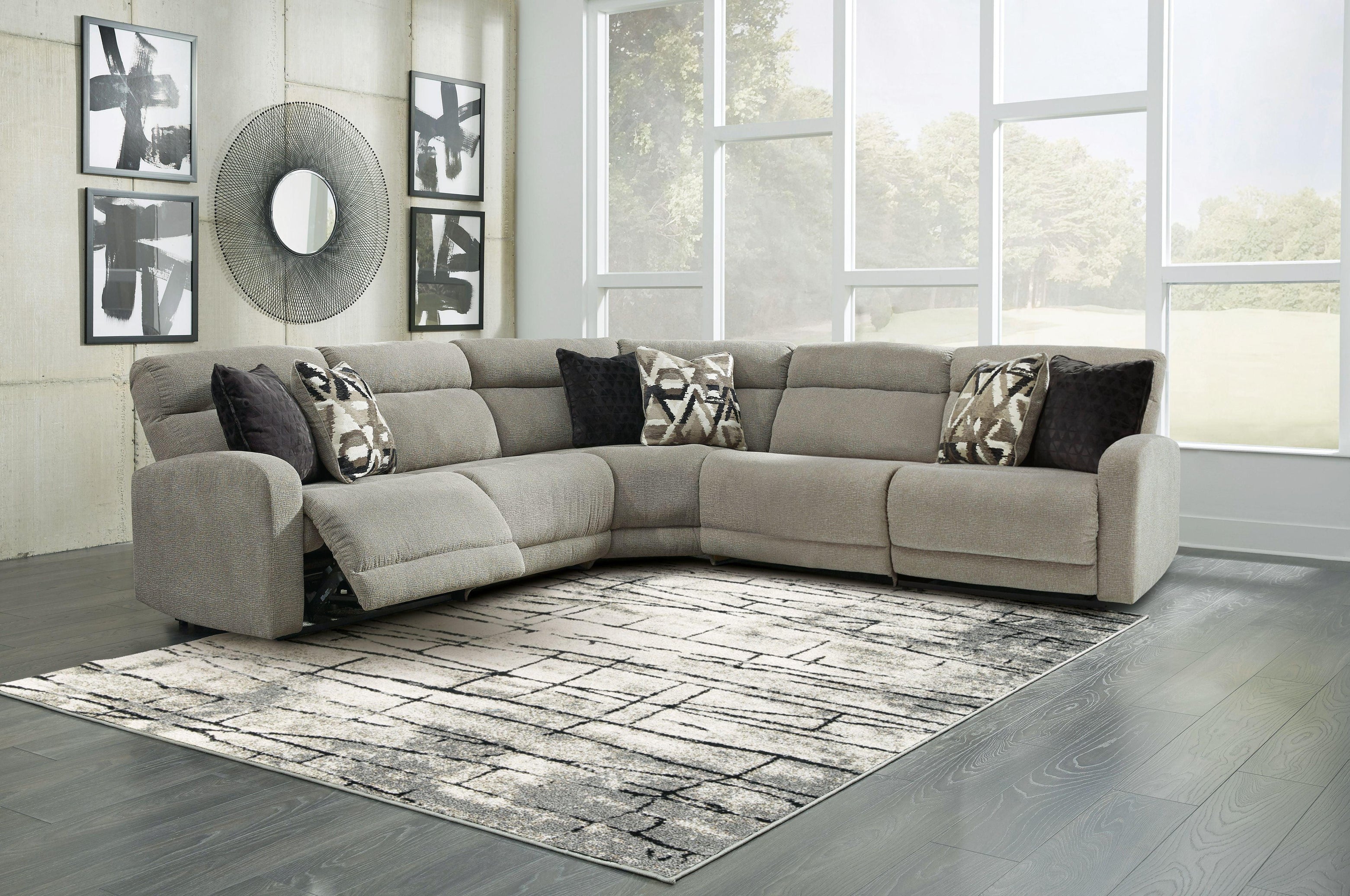 Signature Design by Ashley® - Colleyville - Power Reclining Sectional - 5th Avenue Furniture